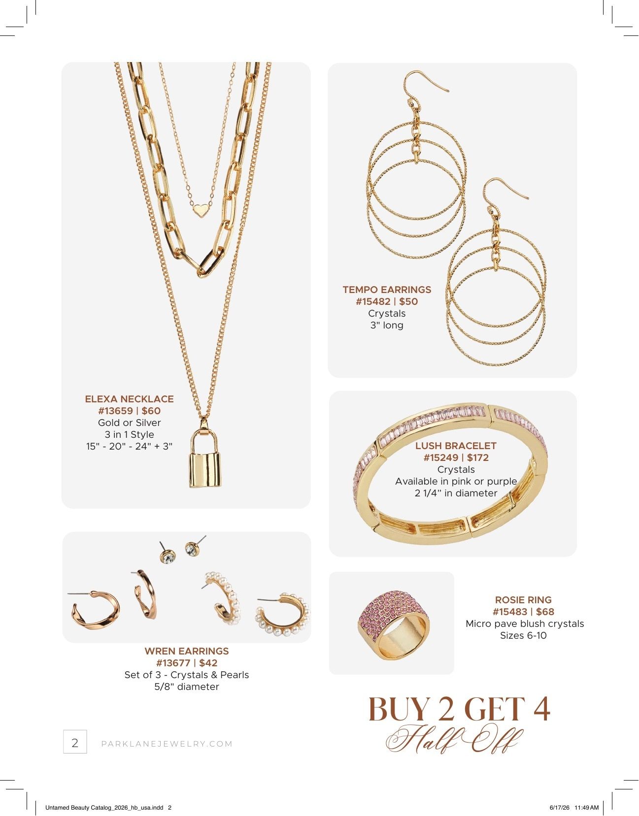 Park Lane Jewelry Untamed Beauty Fall 2026 Catalog Weekly Ad July 1, 2026 - February 28, 2027