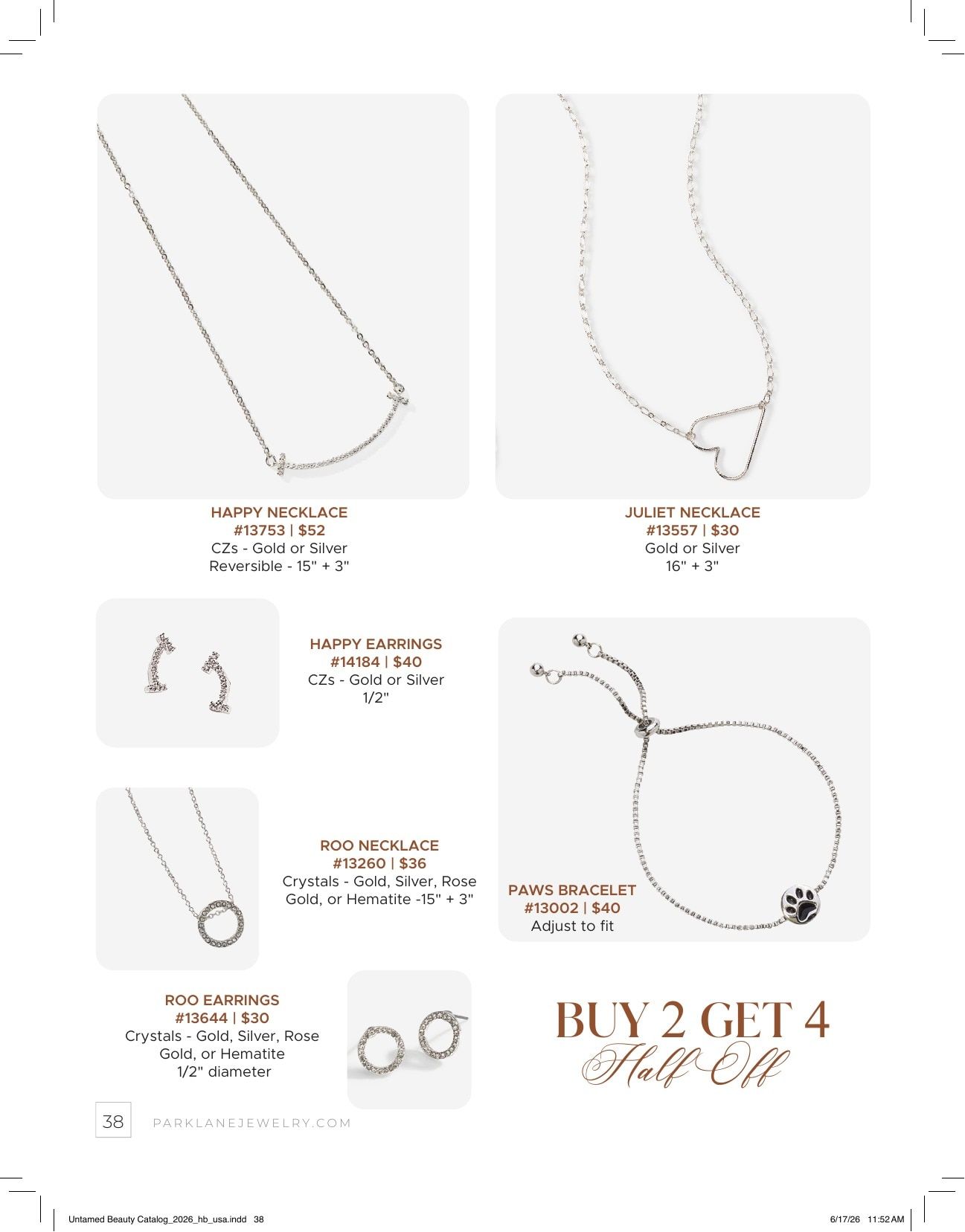 Park Lane Jewelry Untamed Beauty Fall 2026 Catalog Weekly Ad July 1, 2026 - February 28, 2027