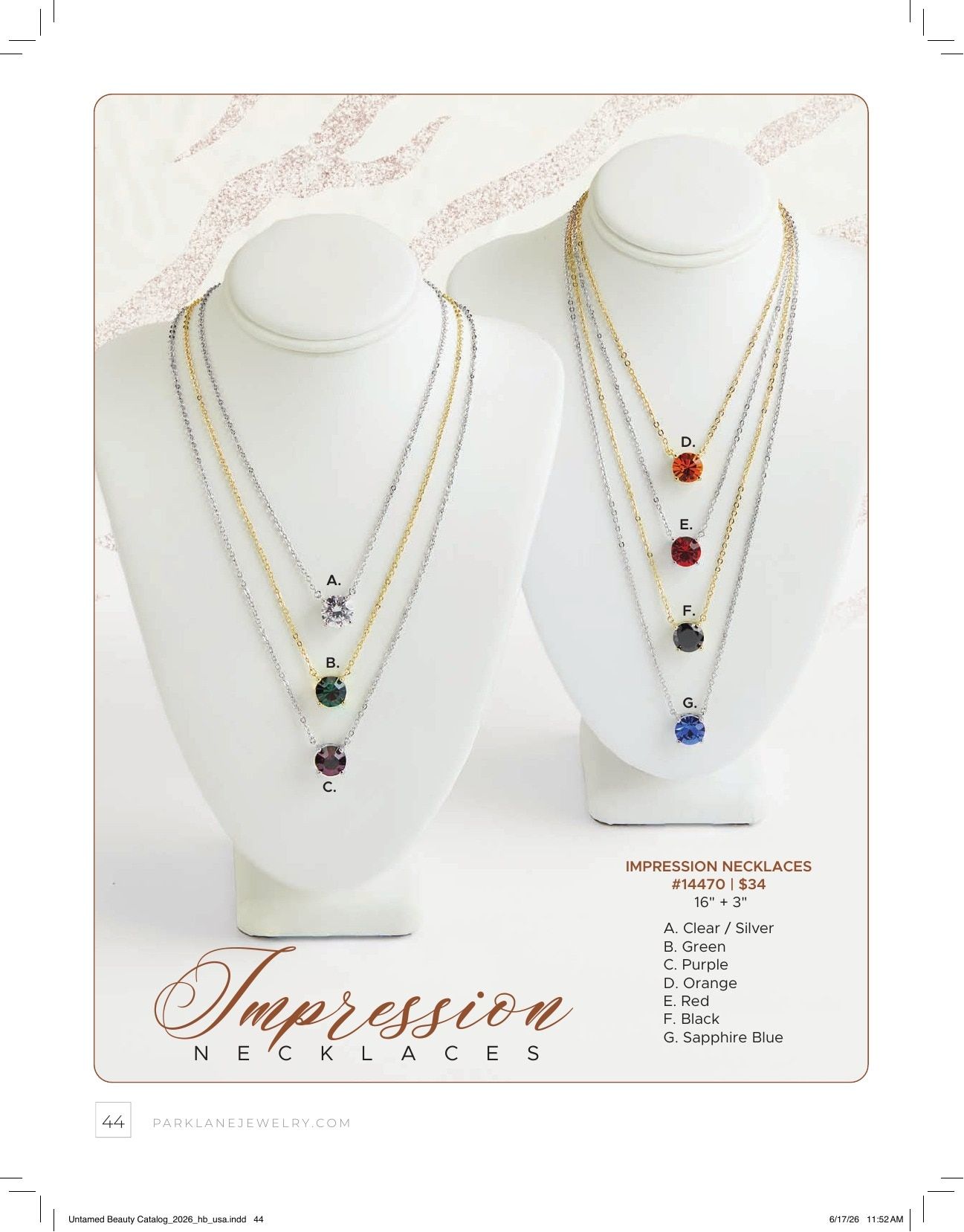 Park Lane Jewelry Untamed Beauty Fall 2026 Catalog Weekly Ad July 1, 2026 - February 28, 2027