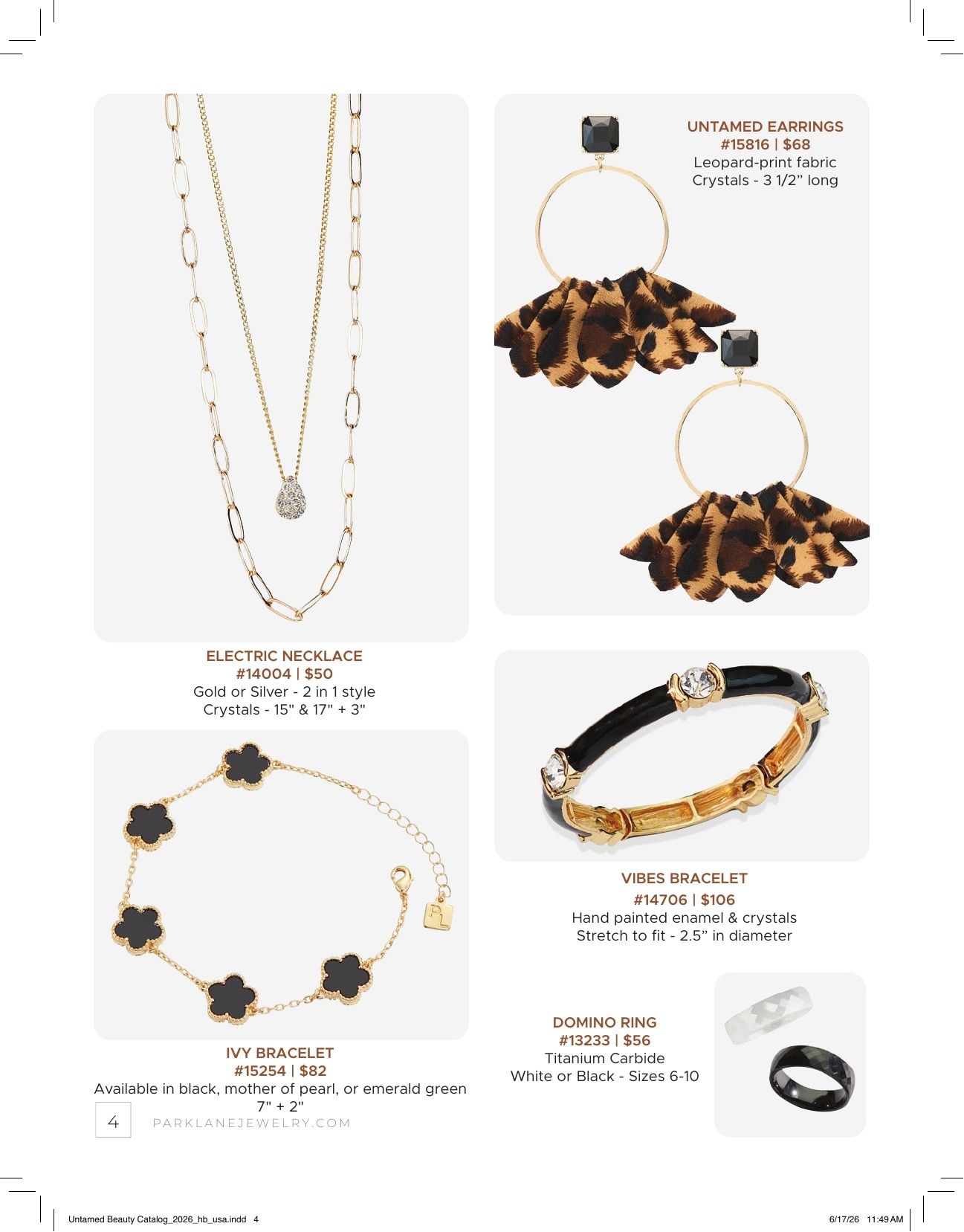 Park Lane Jewelry Untamed Beauty Fall 2026 Catalog Weekly Ad July 1, 2026 - February 28, 2027