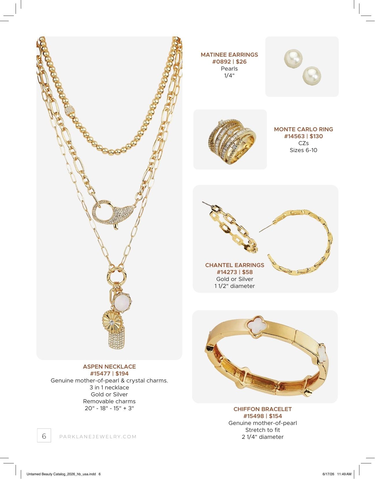 Park Lane Jewelry Untamed Beauty Fall 2026 Catalog Weekly Ad July 1, 2026 - February 28, 2027