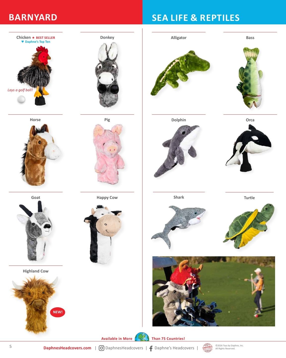 Daphne's Headcovers Product Catalog Weekly Ad January 1 - December 31, 2026