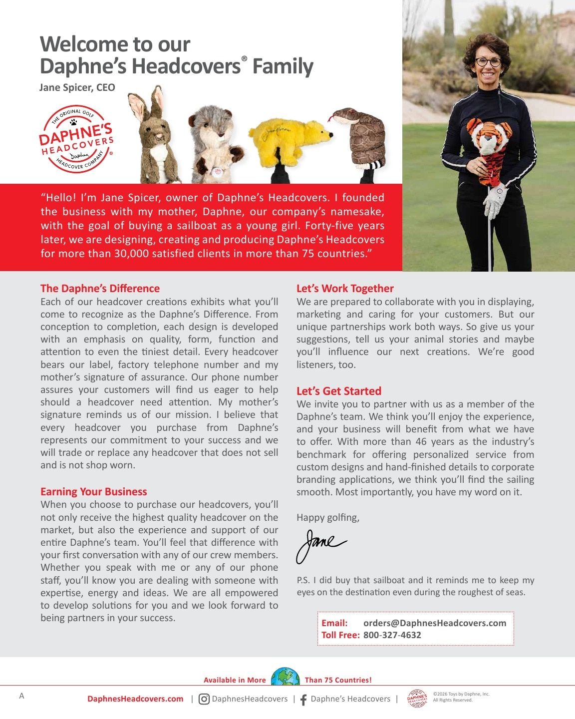 Daphne's Headcovers Product Catalog Weekly Ad January 1 - December 31, 2026