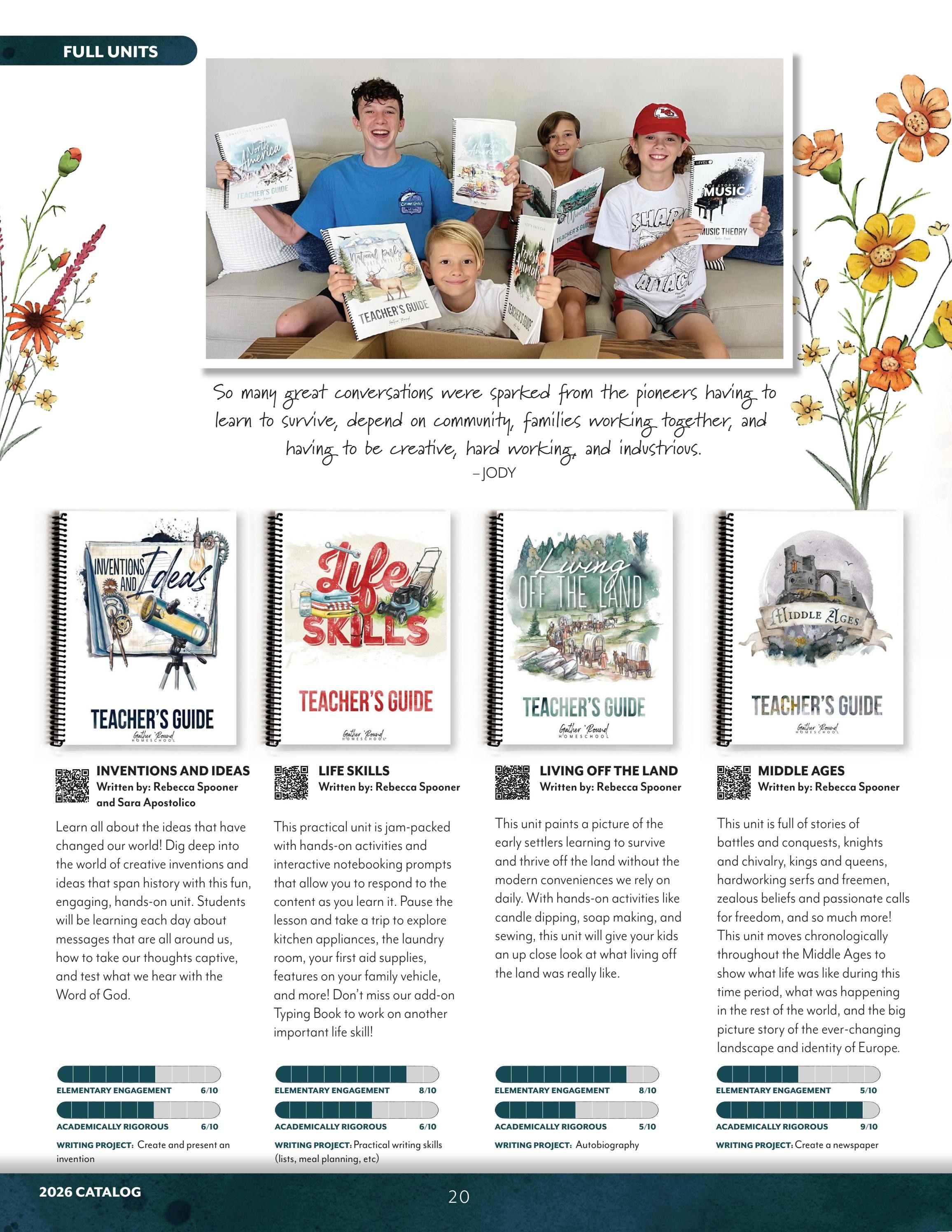 Gather 'Round Homeschool Catalog Weekly Ad January 1 - December 31, 2026