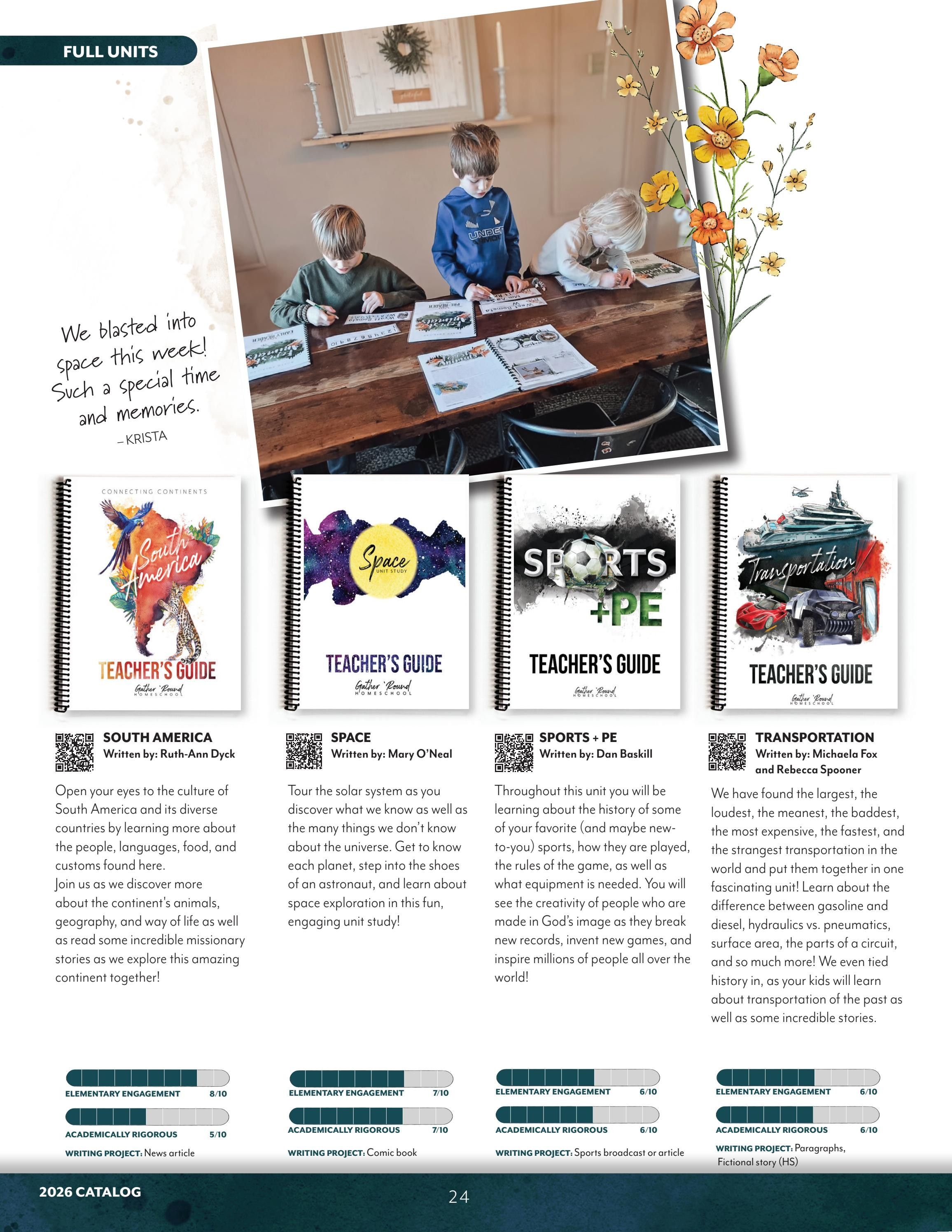 Gather 'Round Homeschool Catalog Weekly Ad January 1 - December 31, 2026