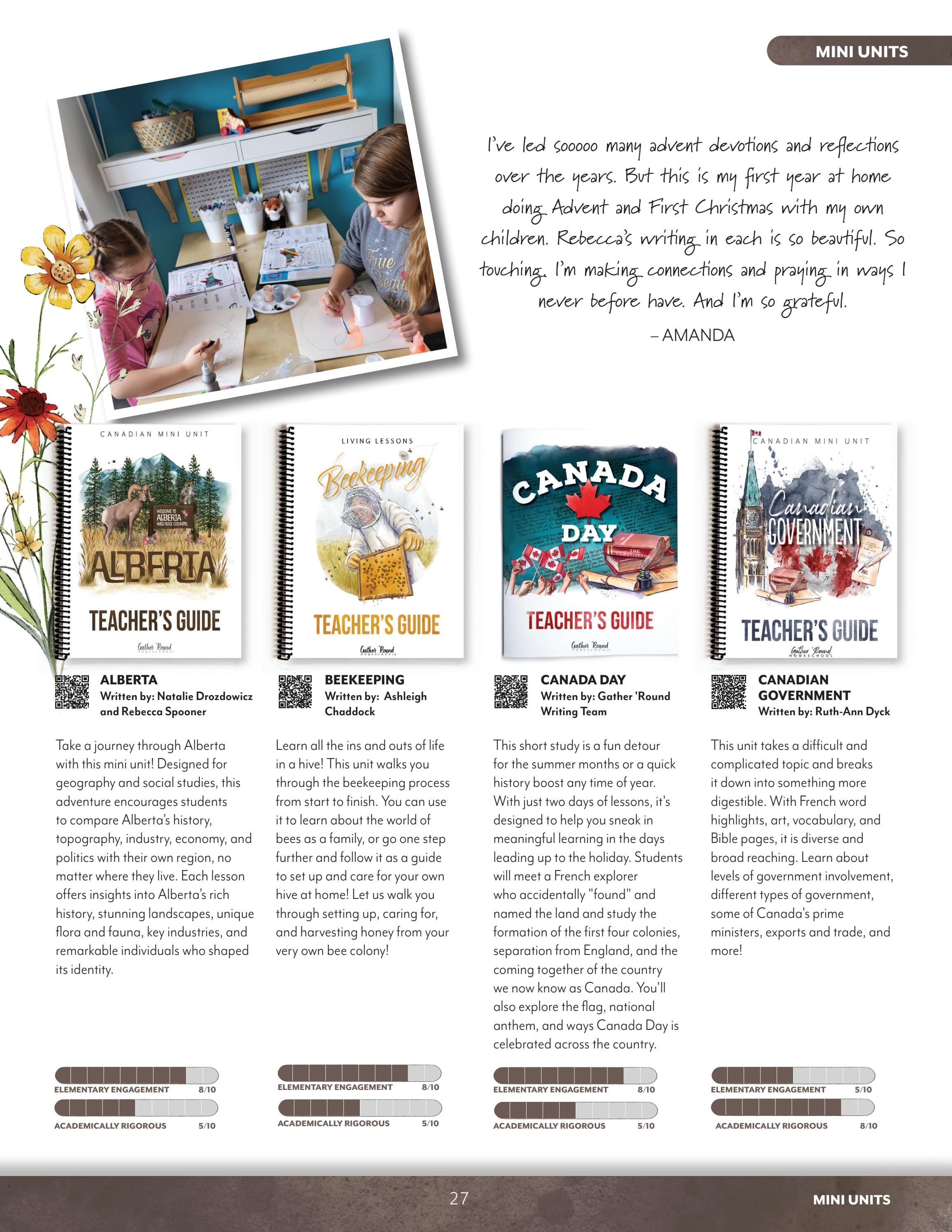 Gather 'Round Homeschool Catalog Weekly Ad January 1 - December 31, 2026