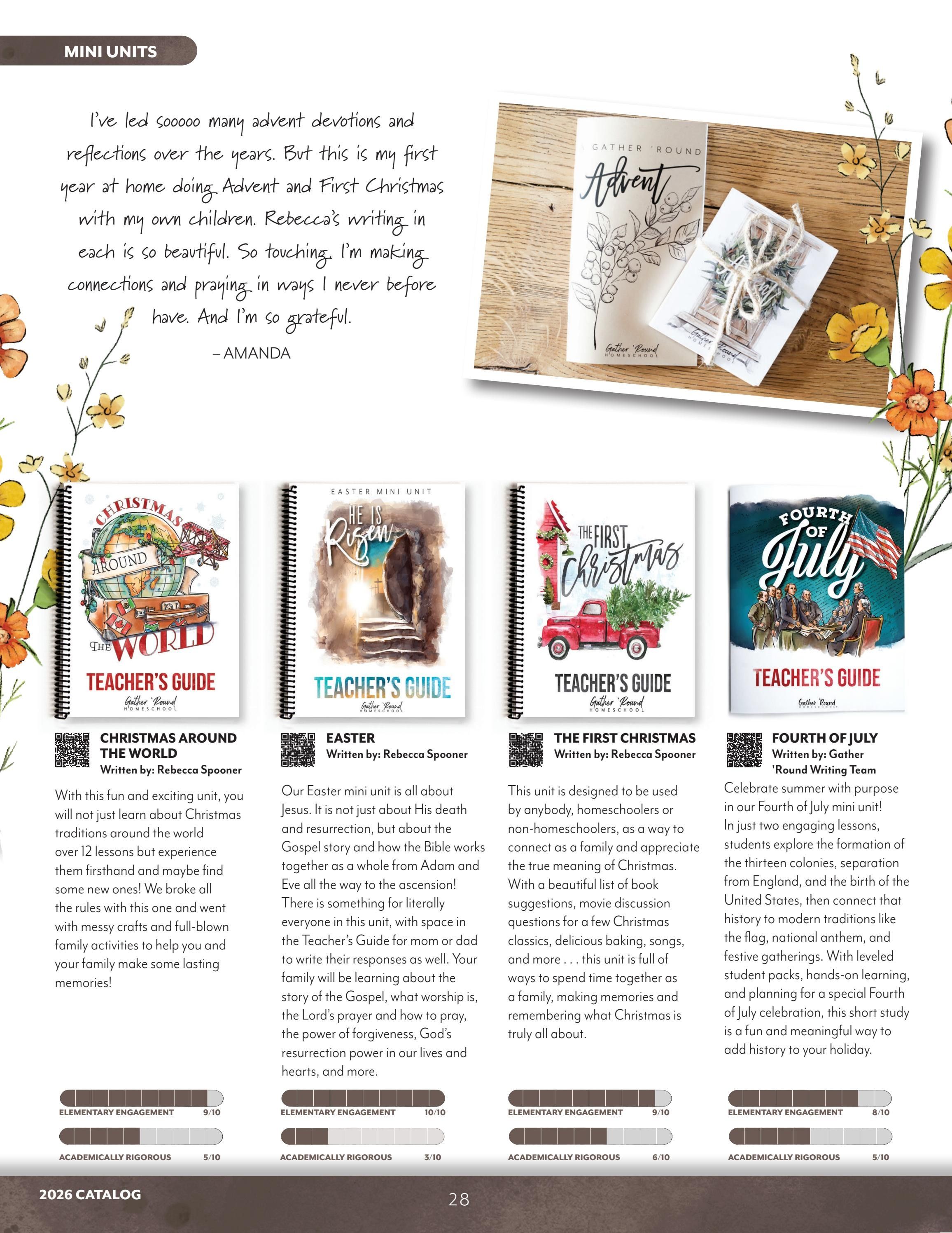 Gather 'Round Homeschool Catalog Weekly Ad January 1 - December 31, 2026