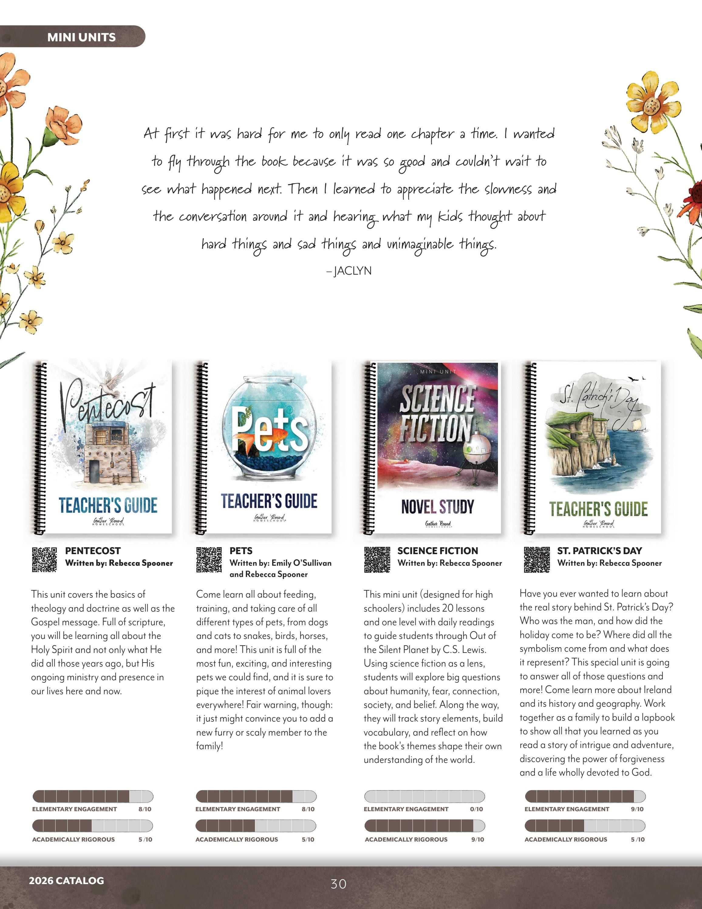 Gather 'Round Homeschool Catalog Weekly Ad January 1 - December 31, 2026