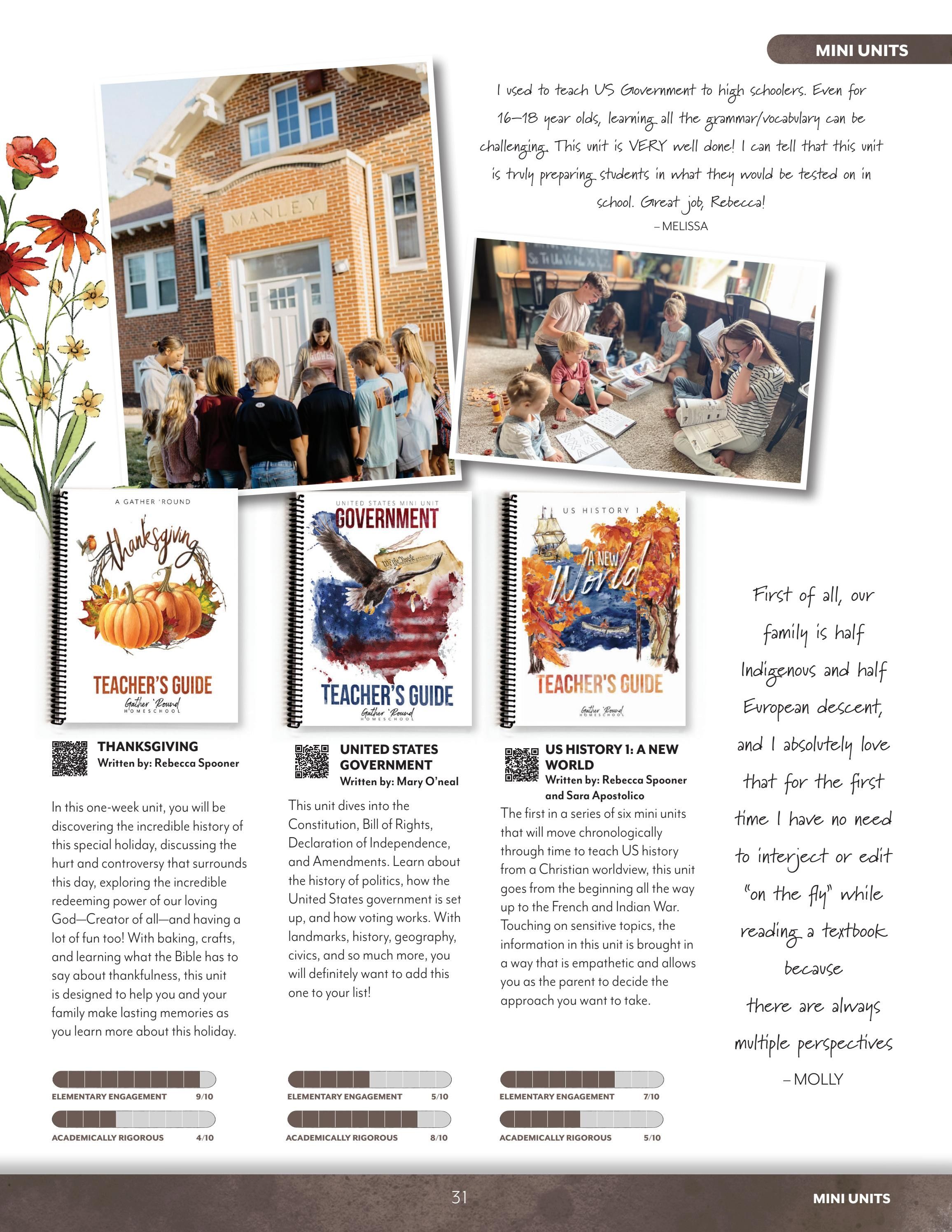 Gather 'Round Homeschool Catalog Weekly Ad January 1 - December 31, 2026