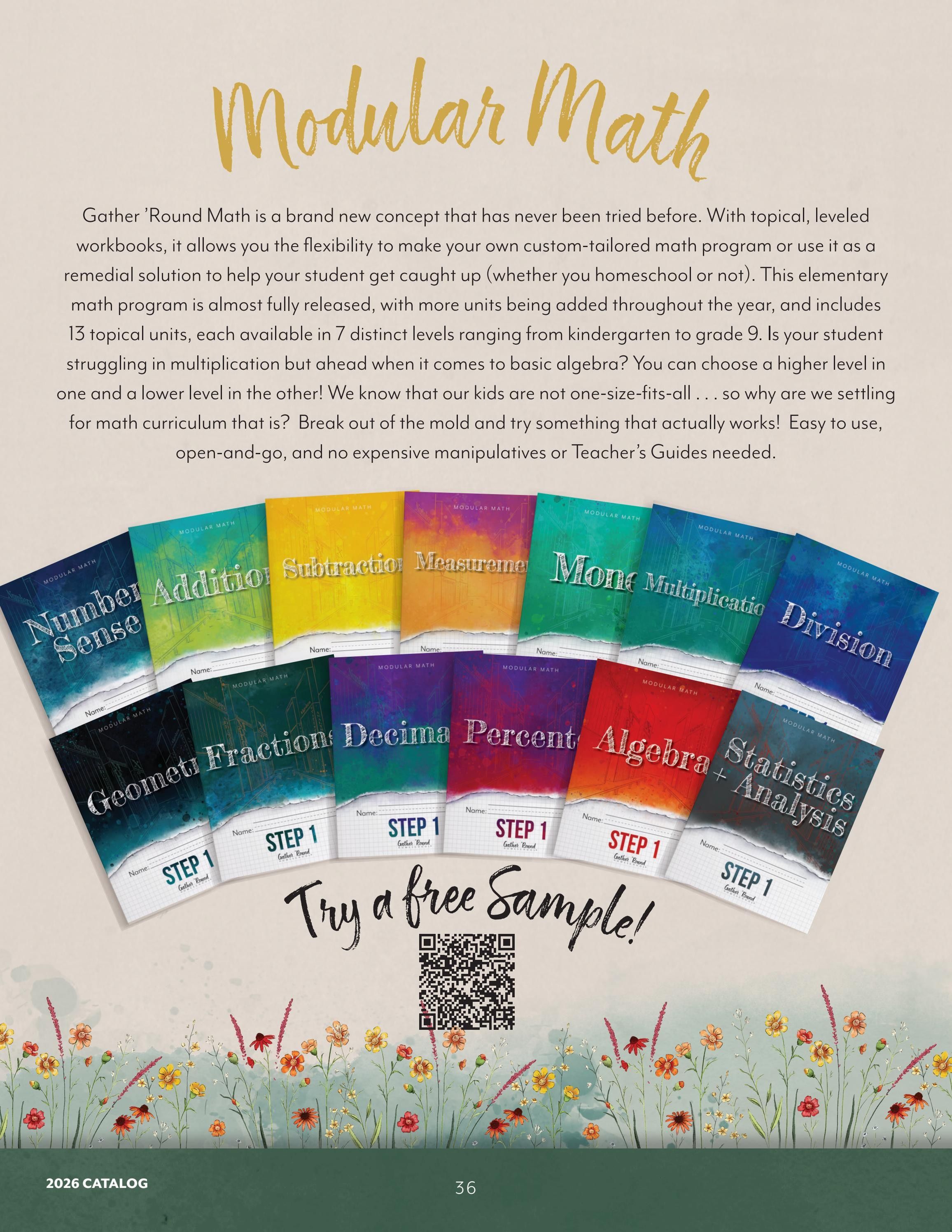Gather 'Round Homeschool Catalog Weekly Ad January 1 - December 31, 2026