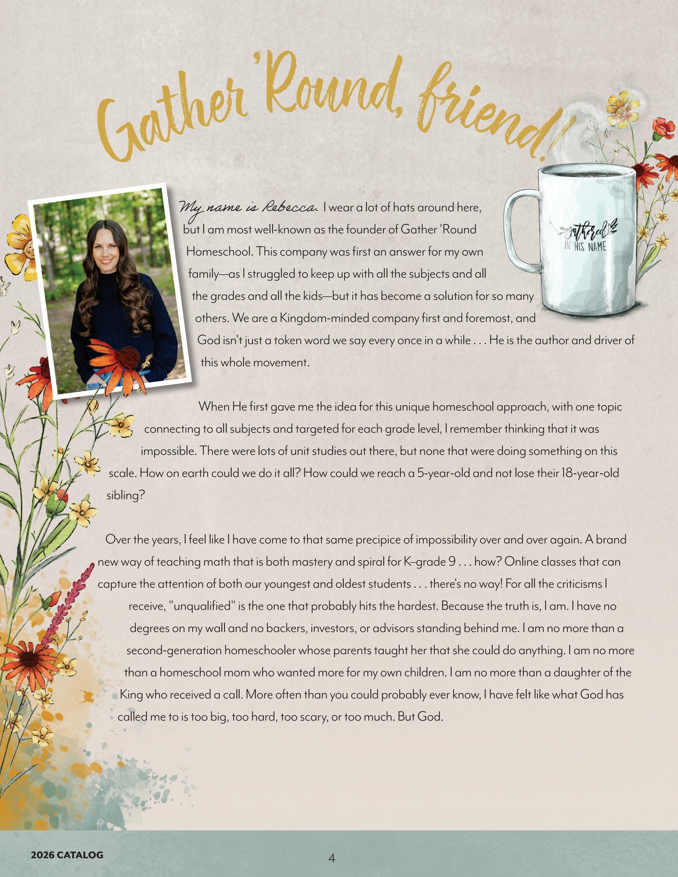 Gather 'Round Homeschool Catalog Weekly Ad January 1 - December 31, 2026