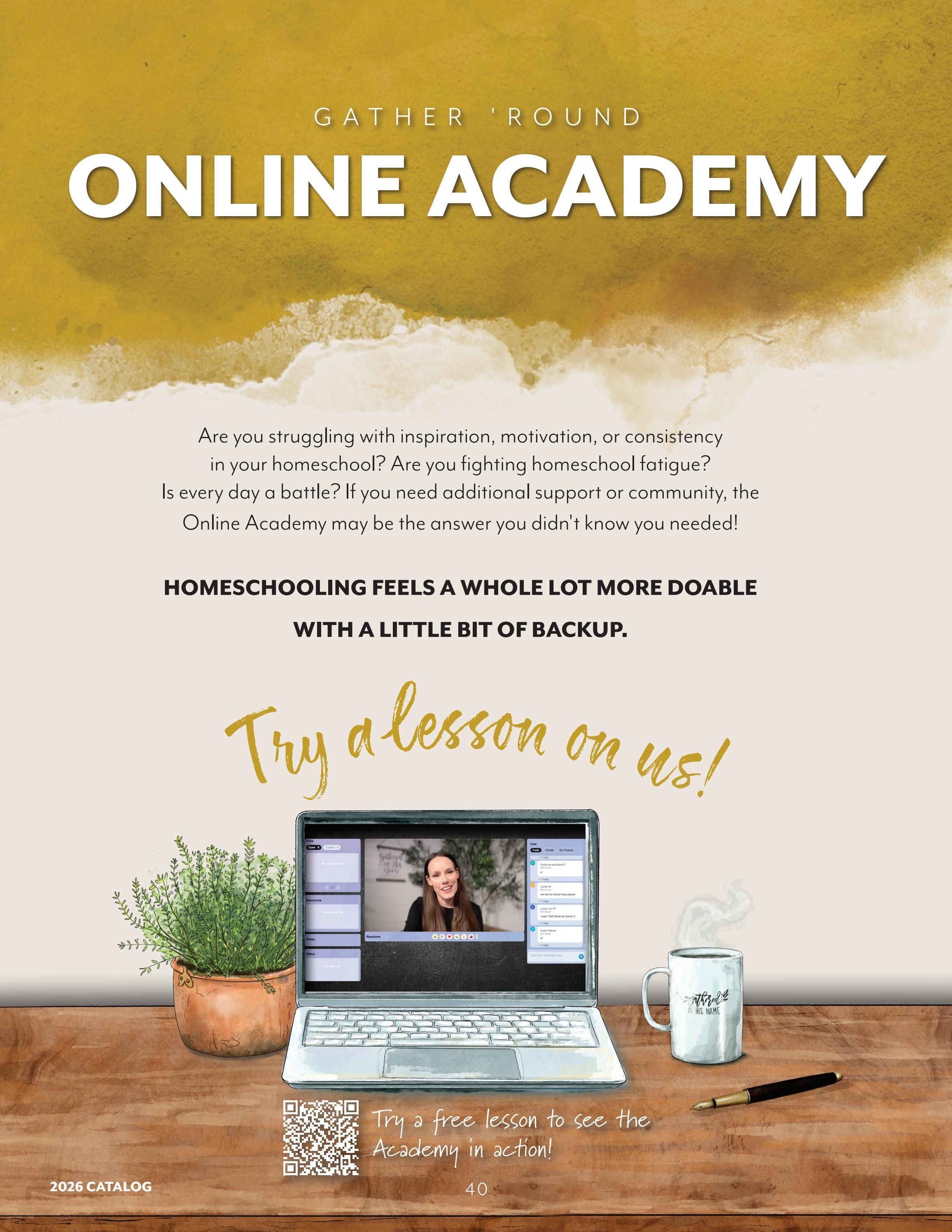 Gather 'Round Homeschool Catalog Weekly Ad January 1 - December 31, 2026