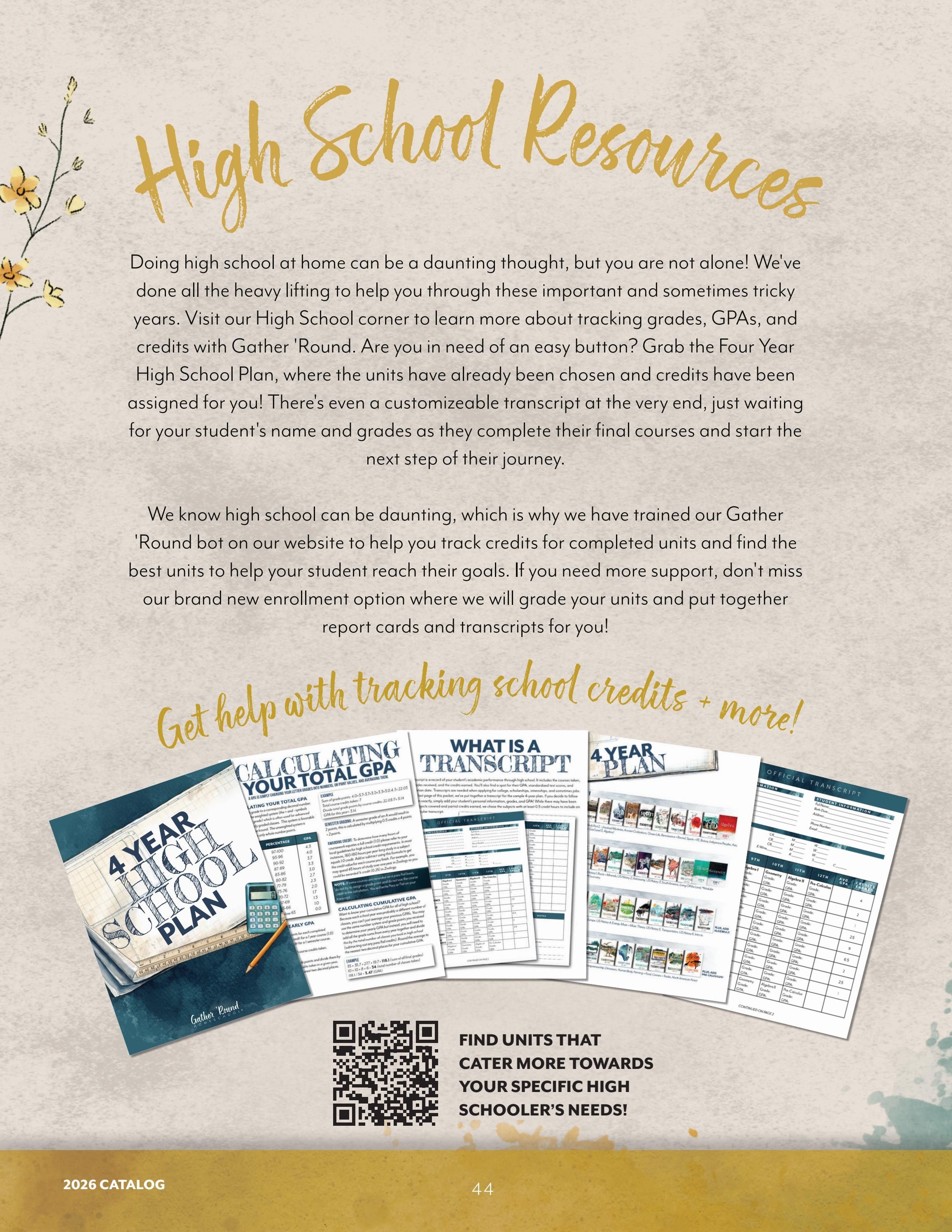 Gather 'Round Homeschool Catalog Weekly Ad January 1 - December 31, 2026