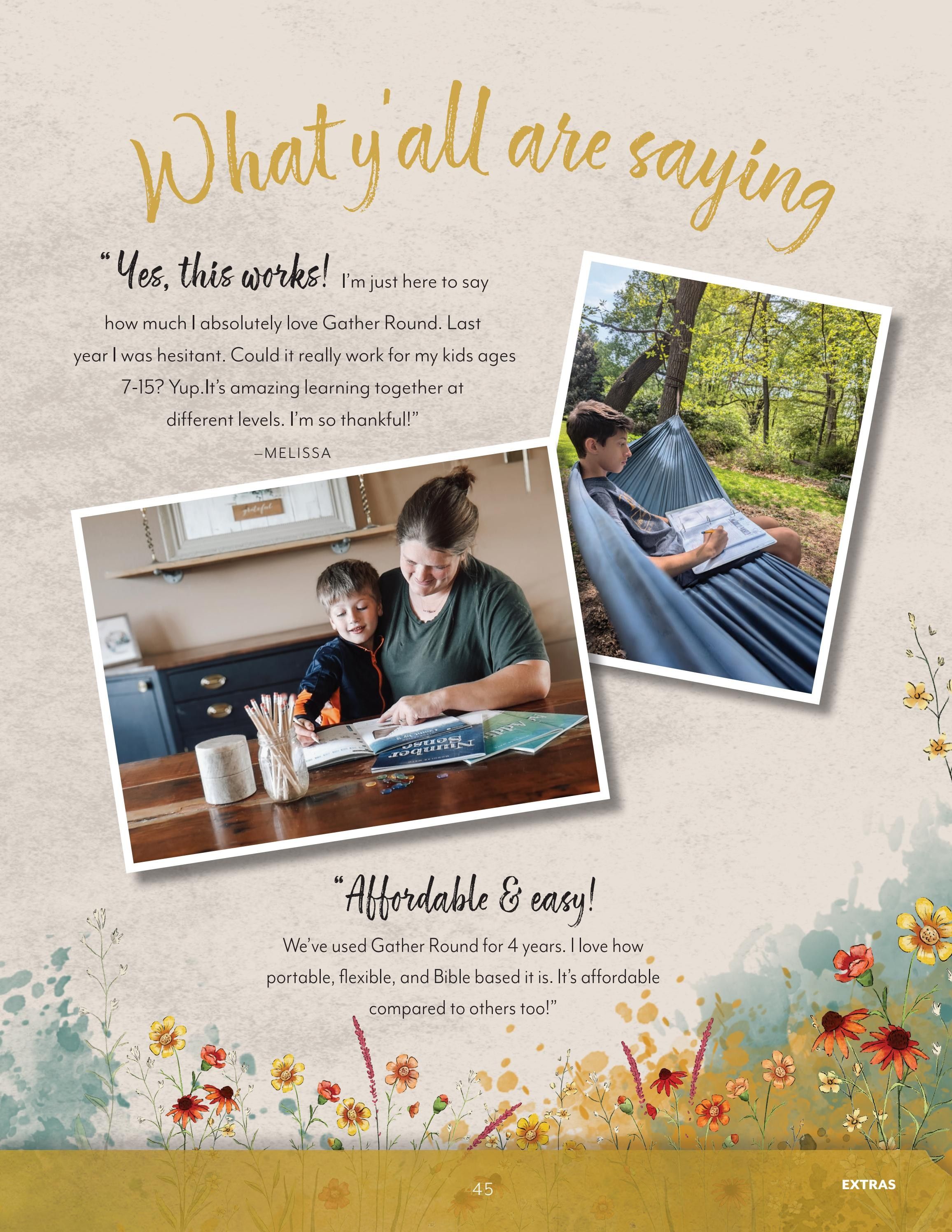 Gather 'Round Homeschool Catalog Weekly Ad January 1 - December 31, 2026