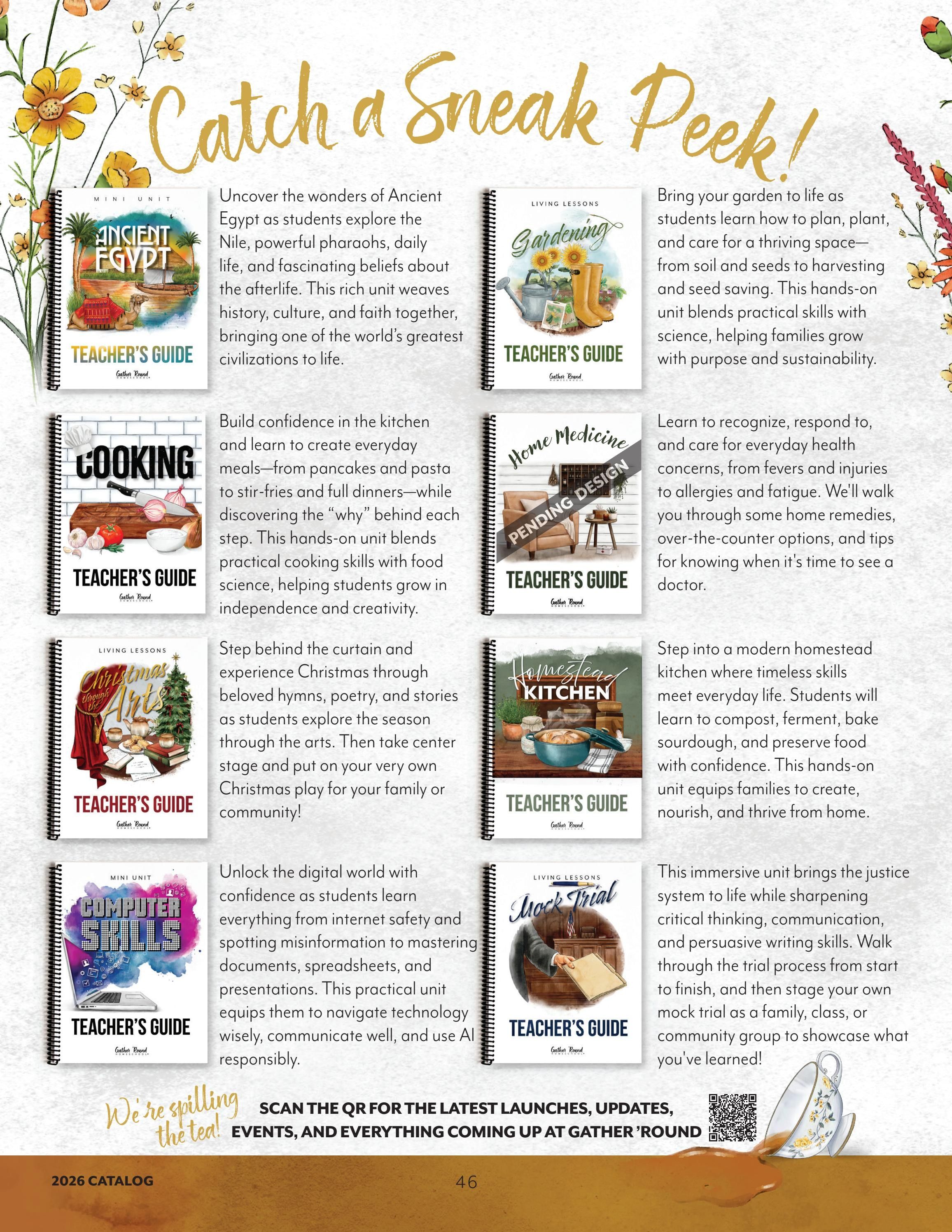 Gather 'Round Homeschool Catalog Weekly Ad January 1 - December 31, 2026