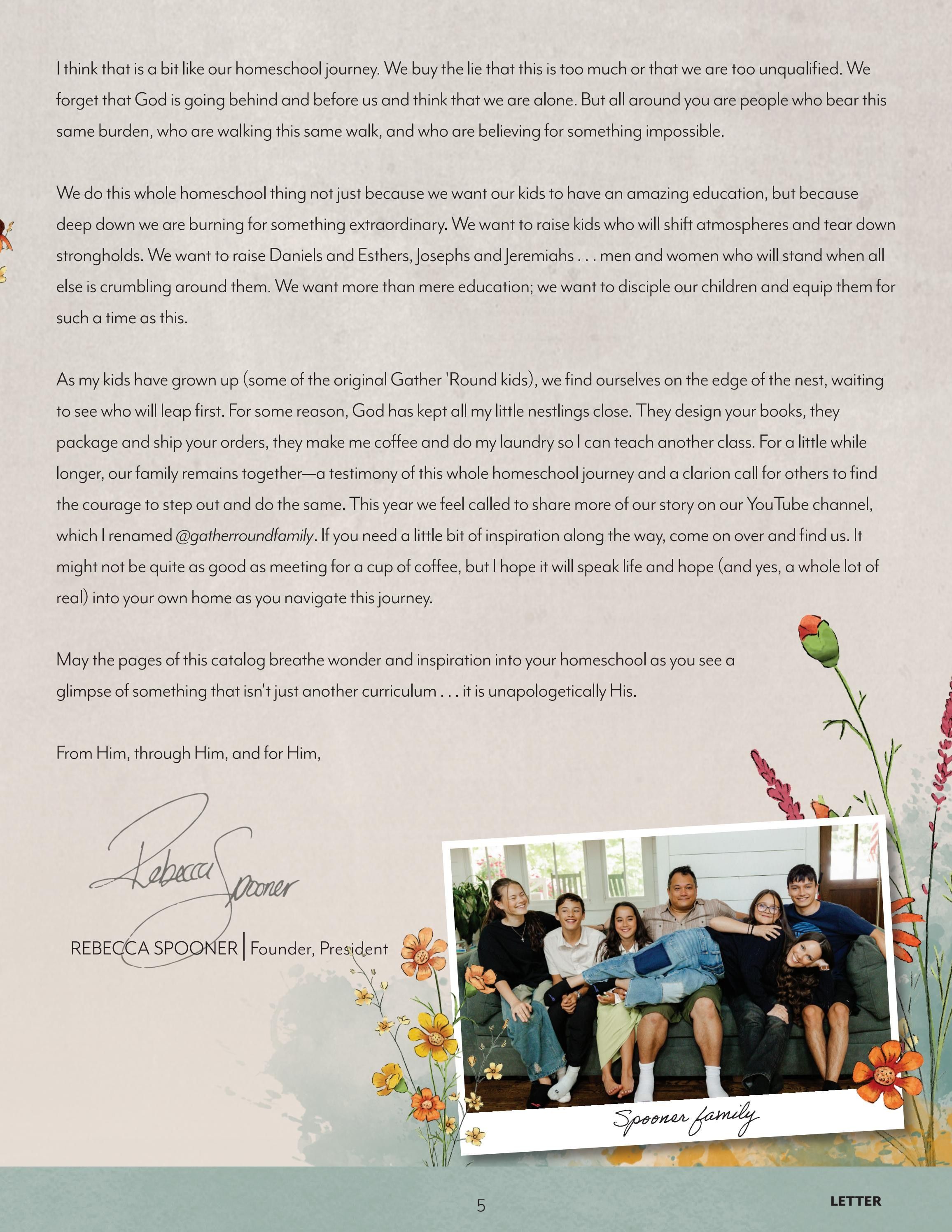 Gather 'Round Homeschool Catalog Weekly Ad January 1 - December 31, 2026