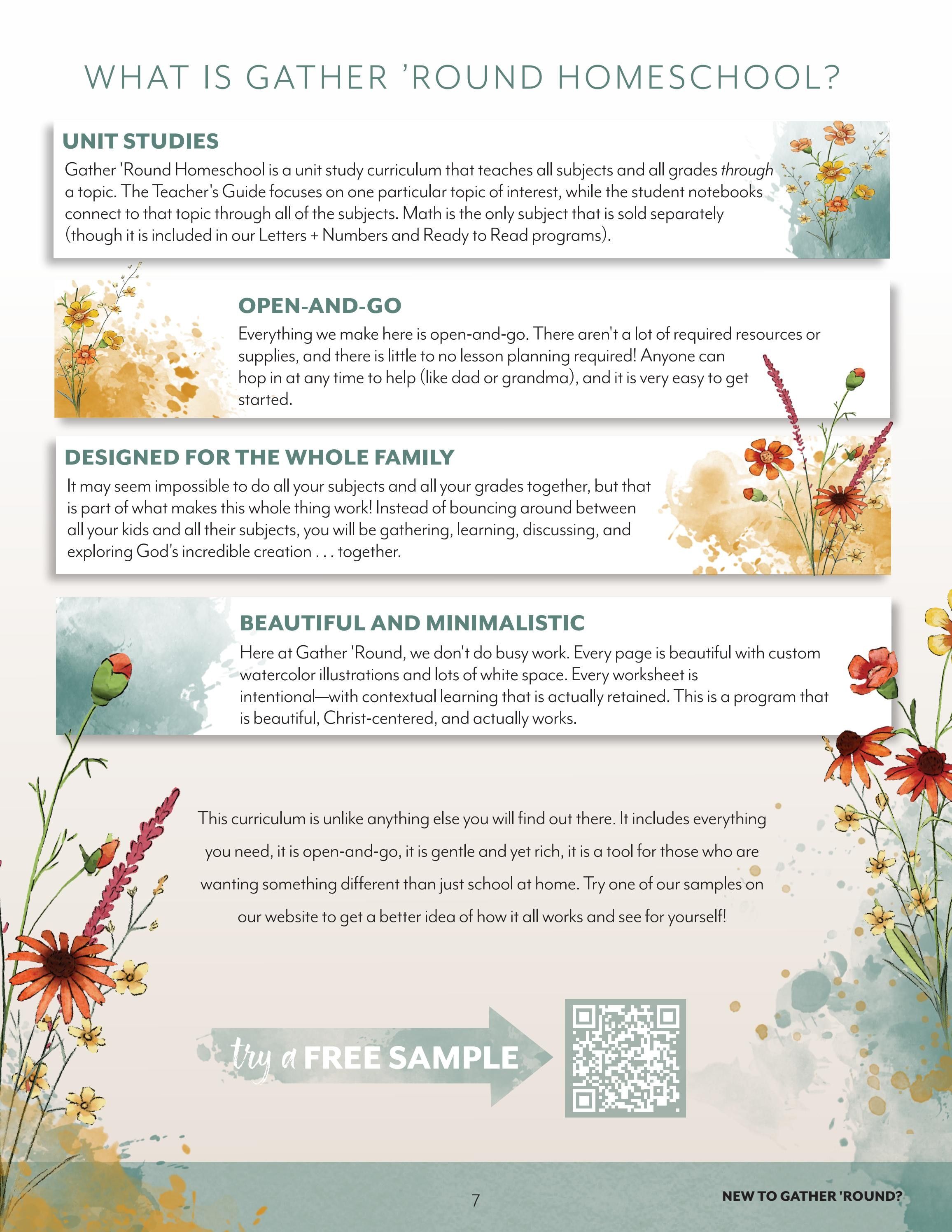 Gather 'Round Homeschool Catalog Weekly Ad January 1 - December 31, 2026