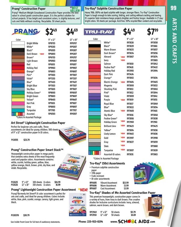 School Aids Catalog Weekly Ad January 1 - December 31, 2026