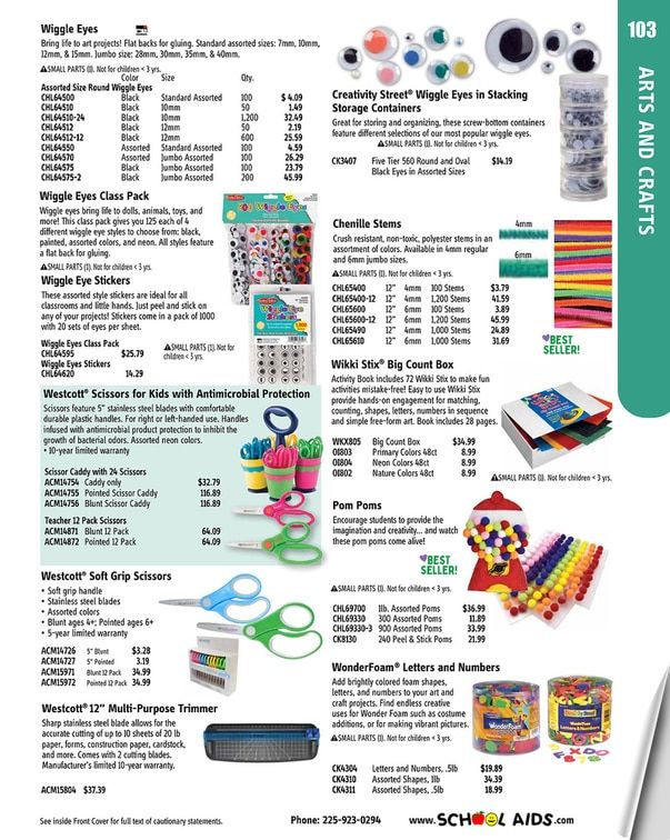 School Aids Catalog Weekly Ad January 1 - December 31, 2026
