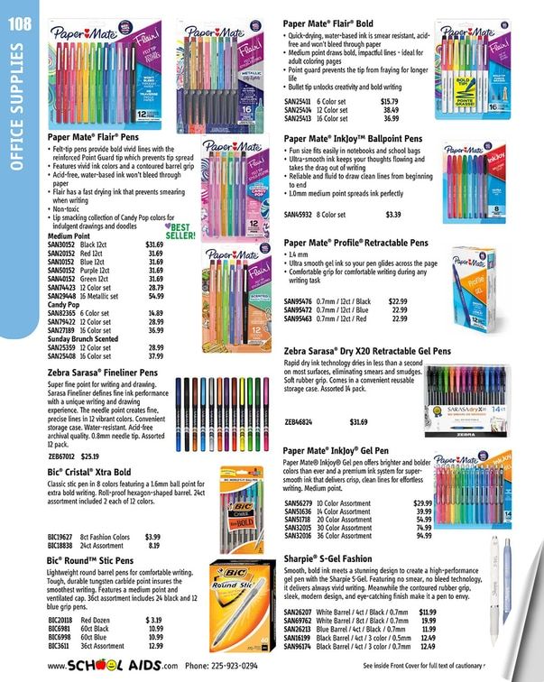 School Aids Catalog Weekly Ad January 1 - December 31, 2026