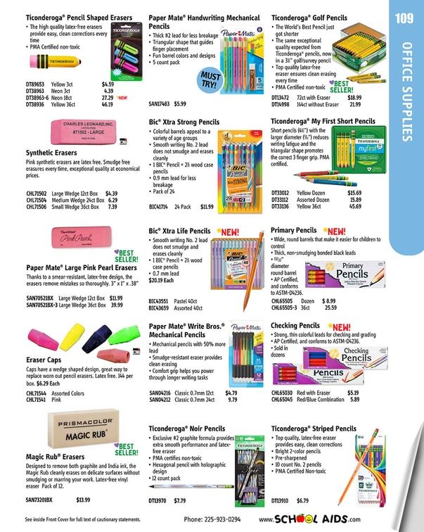 School Aids Catalog Weekly Ad January 1 - December 31, 2026