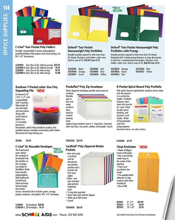 School Aids Catalog Weekly Ad January 1 - December 31, 2026