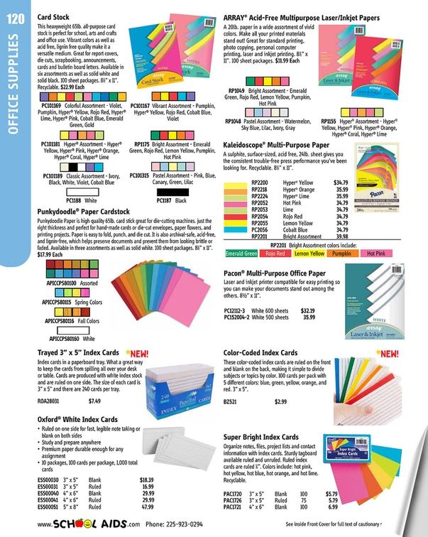 School Aids Catalog Weekly Ad January 1 - December 31, 2026
