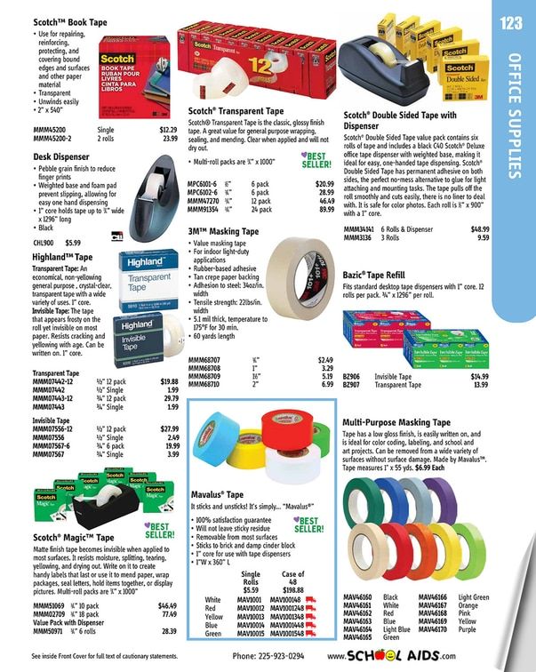 School Aids Catalog Weekly Ad January 1 - December 31, 2026