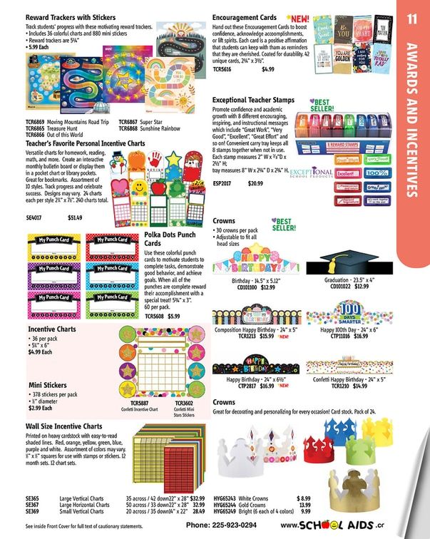 School Aids Catalog Weekly Ad January 1 - December 31, 2026