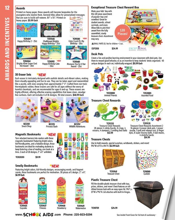 School Aids Catalog Weekly Ad January 1 - December 31, 2026