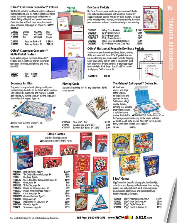 School Aids Catalog Weekly Ad January 1 - December 31, 2026