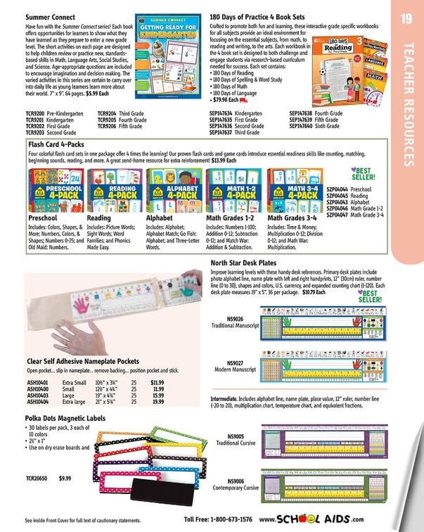 School Aids Catalog Weekly Ad January 1 - December 31, 2026