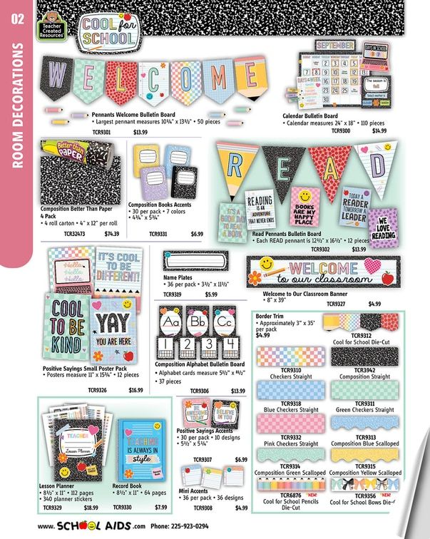 School Aids Catalog Weekly Ad January 1 - December 31, 2026
