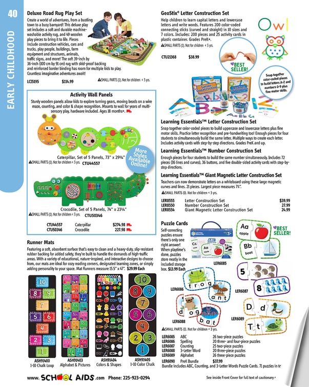 School Aids Catalog Weekly Ad January 1 - December 31, 2026