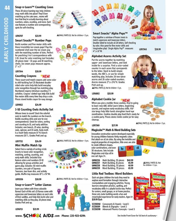 School Aids Catalog Weekly Ad January 1 - December 31, 2026