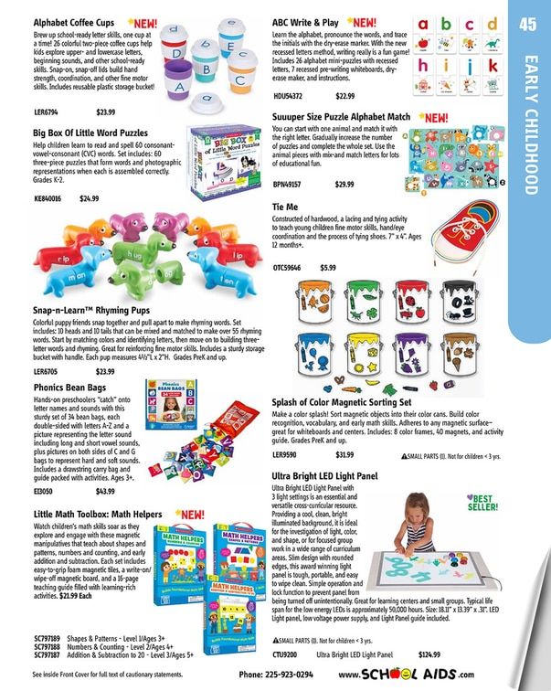 School Aids Catalog Weekly Ad January 1 - December 31, 2026