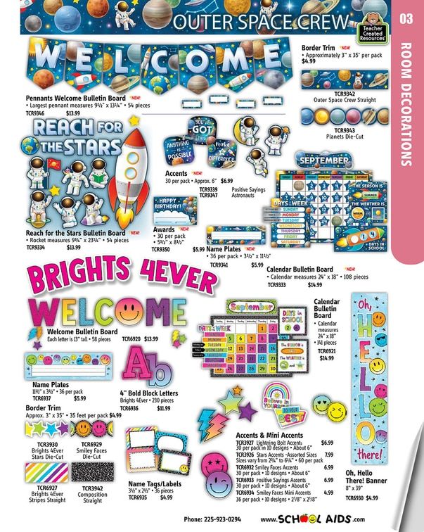 School Aids Catalog Weekly Ad January 1 - December 31, 2026