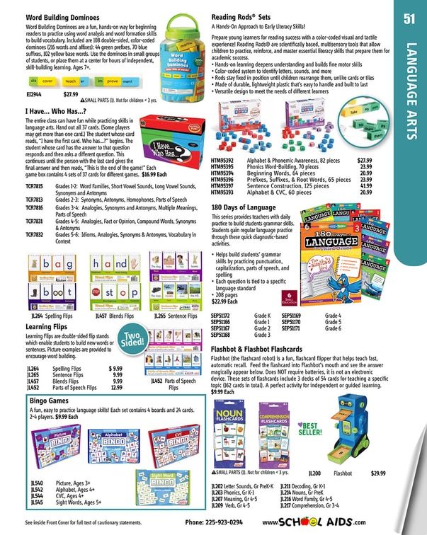 School Aids Catalog Weekly Ad January 1 - December 31, 2026