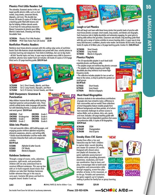 School Aids Catalog Weekly Ad January 1 - December 31, 2026