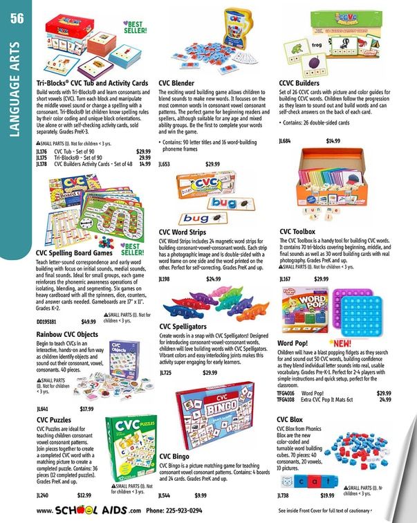 School Aids Catalog Weekly Ad January 1 - December 31, 2026