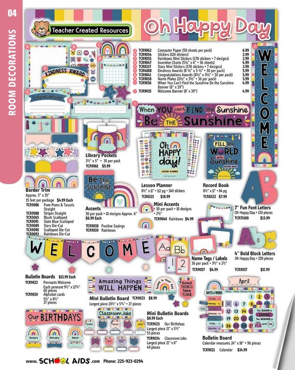 School Aids Catalog Weekly Ad January 1 - December 31, 2026