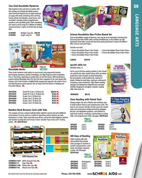 School Aids Catalog Weekly Ad January 1 - December 31, 2026