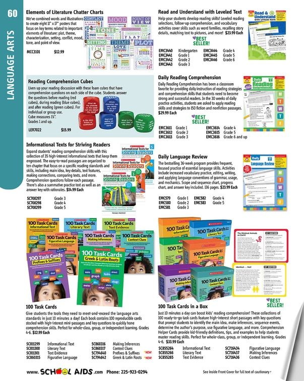 School Aids Catalog Weekly Ad January 1 - December 31, 2026