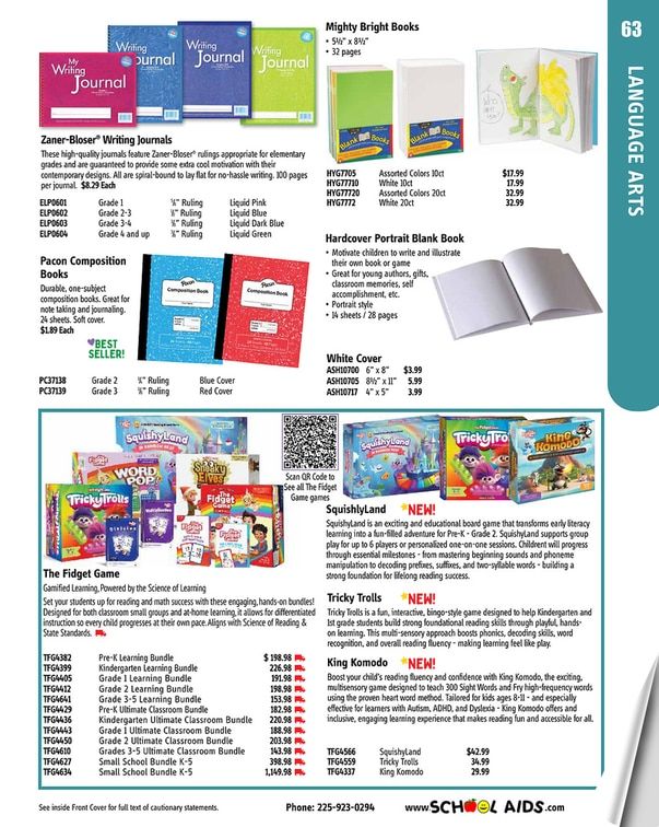 School Aids Catalog Weekly Ad January 1 - December 31, 2026