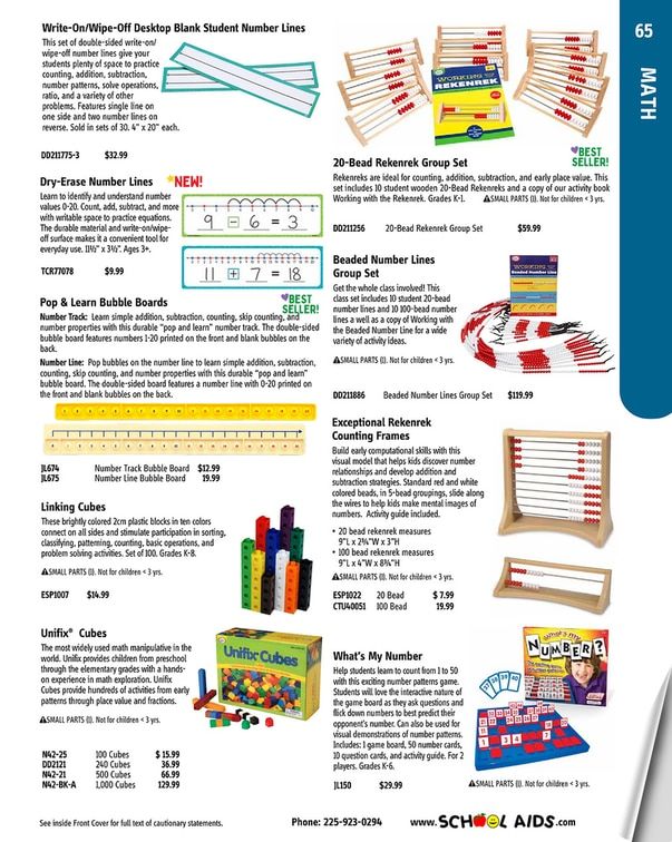 School Aids Catalog Weekly Ad January 1 - December 31, 2026
