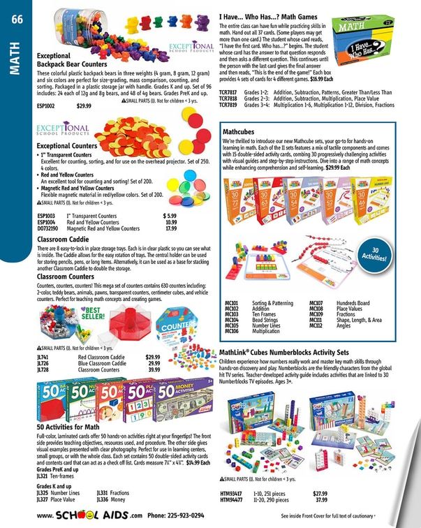 School Aids Catalog Weekly Ad January 1 - December 31, 2026