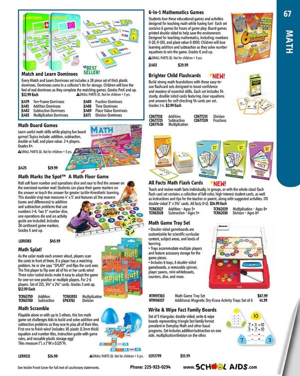 School Aids Catalog Weekly Ad January 1 - December 31, 2026