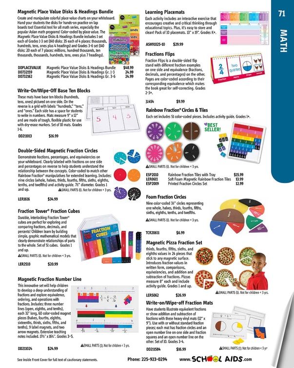 School Aids Catalog Weekly Ad January 1 - December 31, 2026