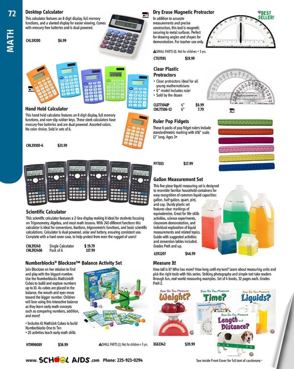 School Aids Catalog Weekly Ad January 1 - December 31, 2026