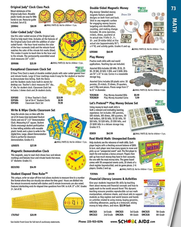 School Aids Catalog Weekly Ad January 1 - December 31, 2026